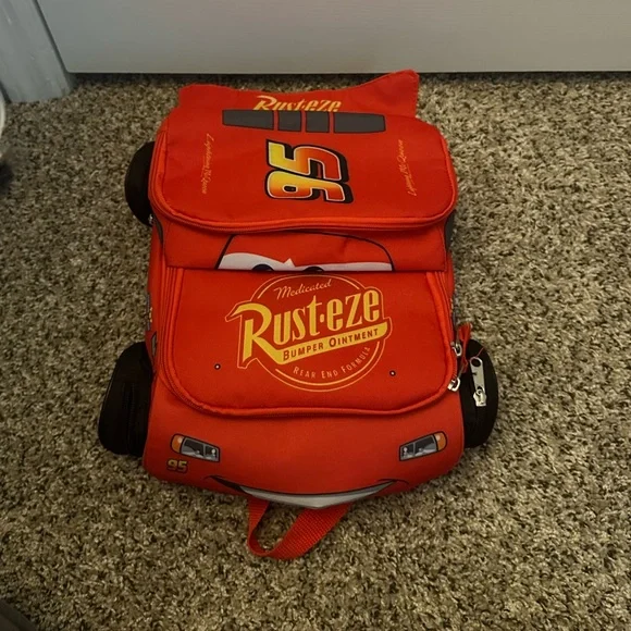 Kids Lightning McQueen Mini Backpack - Picture 2 of 6